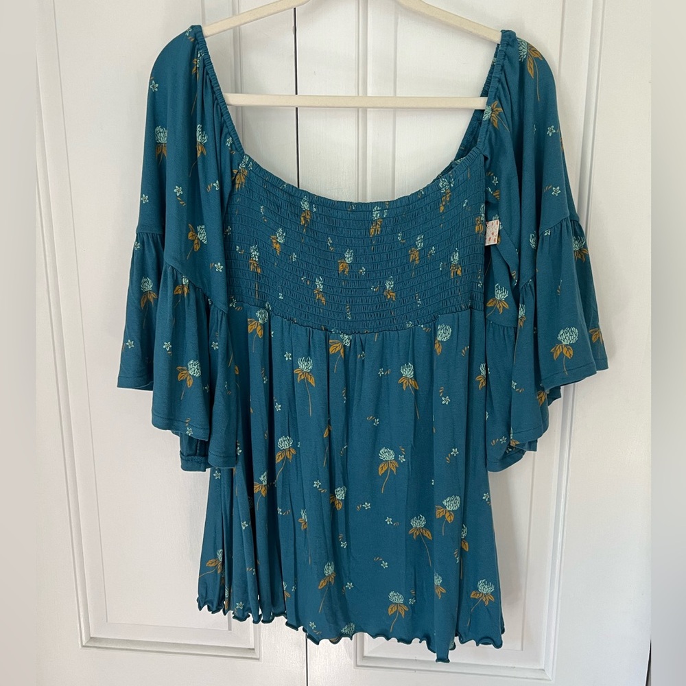 NWT Free People Lana Off Shoulder Tunic Top Size Small - Picture 5 of 10
